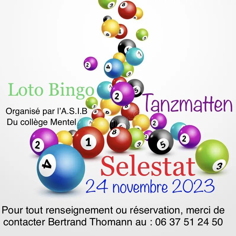 Loto Bingo de l'association ASIB - collège Mentel - Tanzmatten